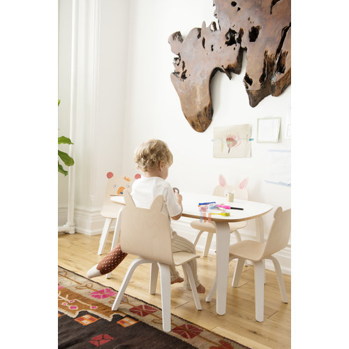 Oeuf Kindertisch Play Table weiß-Birke