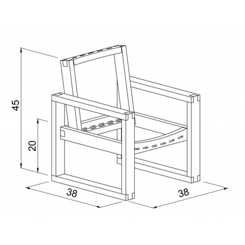 Collect Furniture Kinderstuhl Frame Chair