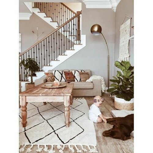 Lorena Canals Teppich Bereber 140 x 200 cm