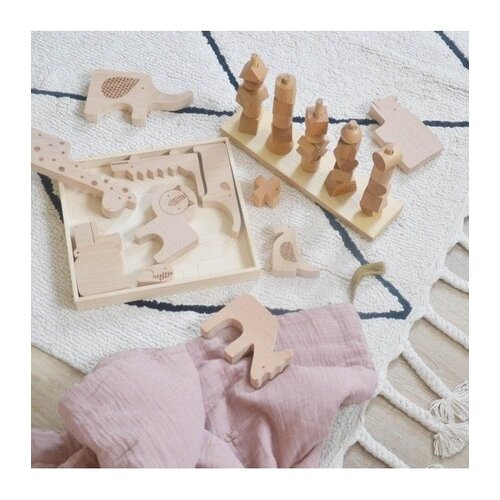 Lorena Canals Teppich Bereber 140 x 200 cm