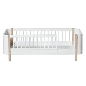 Oliver Furniture Wood Mini+ Juniorbett, weiß-Eiche