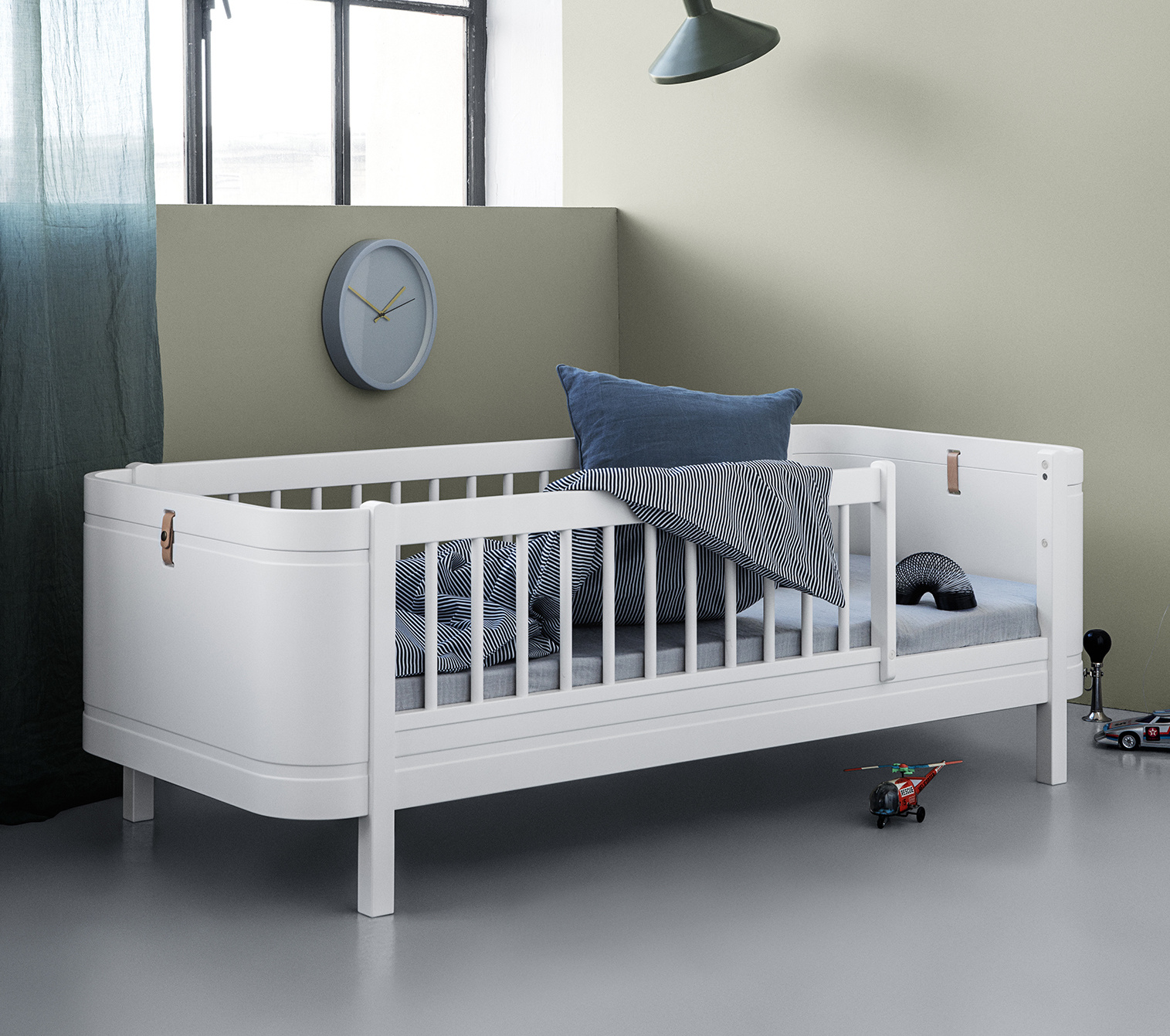 Oliver Furniture Wood Mini+ Juniorbett weiss ROMY Kindermöbel