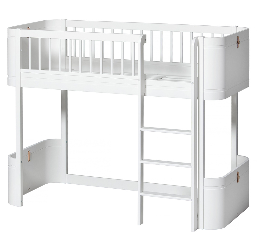 Oliver Furniture Wood Mini+ Juniorbett weiss ROMY Kindermöbel