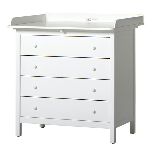 Oliver Furniture Seaside nursery dresser with 4 drawers white