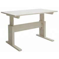 Height adjustable children´s desk whitewash