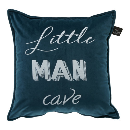 LIFETIME KIDSROOMS Quadratisches Kissen Man Cave 45 x 45 cm