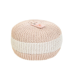 LIFETIME KIDSROOMS Round knitted seat cushion