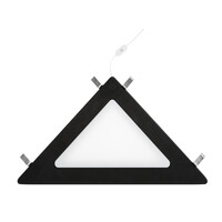 Eckablage LED Licht schwarz