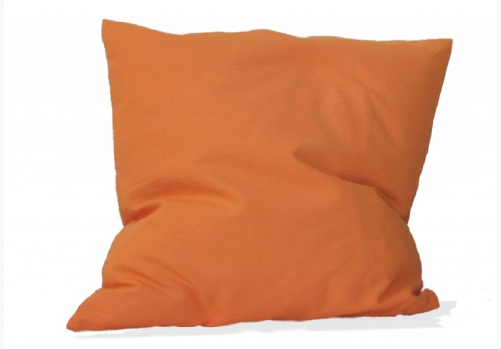 small orange pillow