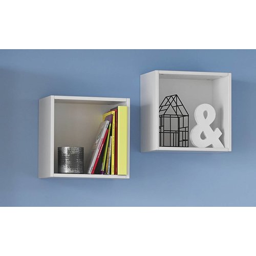 LIFETIME KIDSROOMS Kiste für Regal/Wand 37 x 37 cm, whitewash