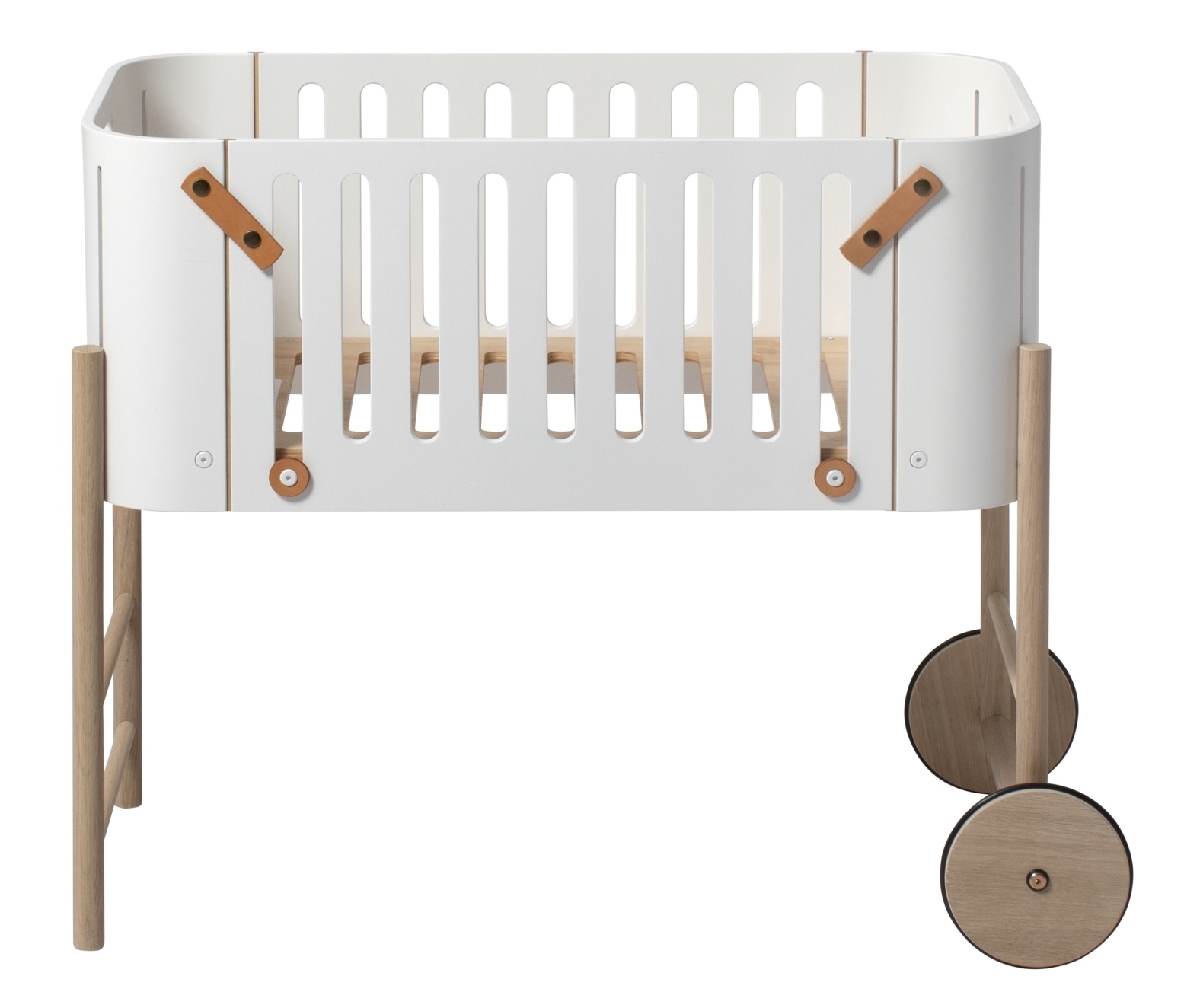 Oliver Furniture Wood co-sleeper and bassinet with conversion to bench -  ROMY Kindermöbel