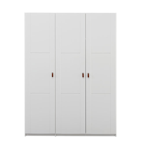 LIFETIME KIDSROOMS Kleiderschrank 150 cm mit 3 Türen in weiß