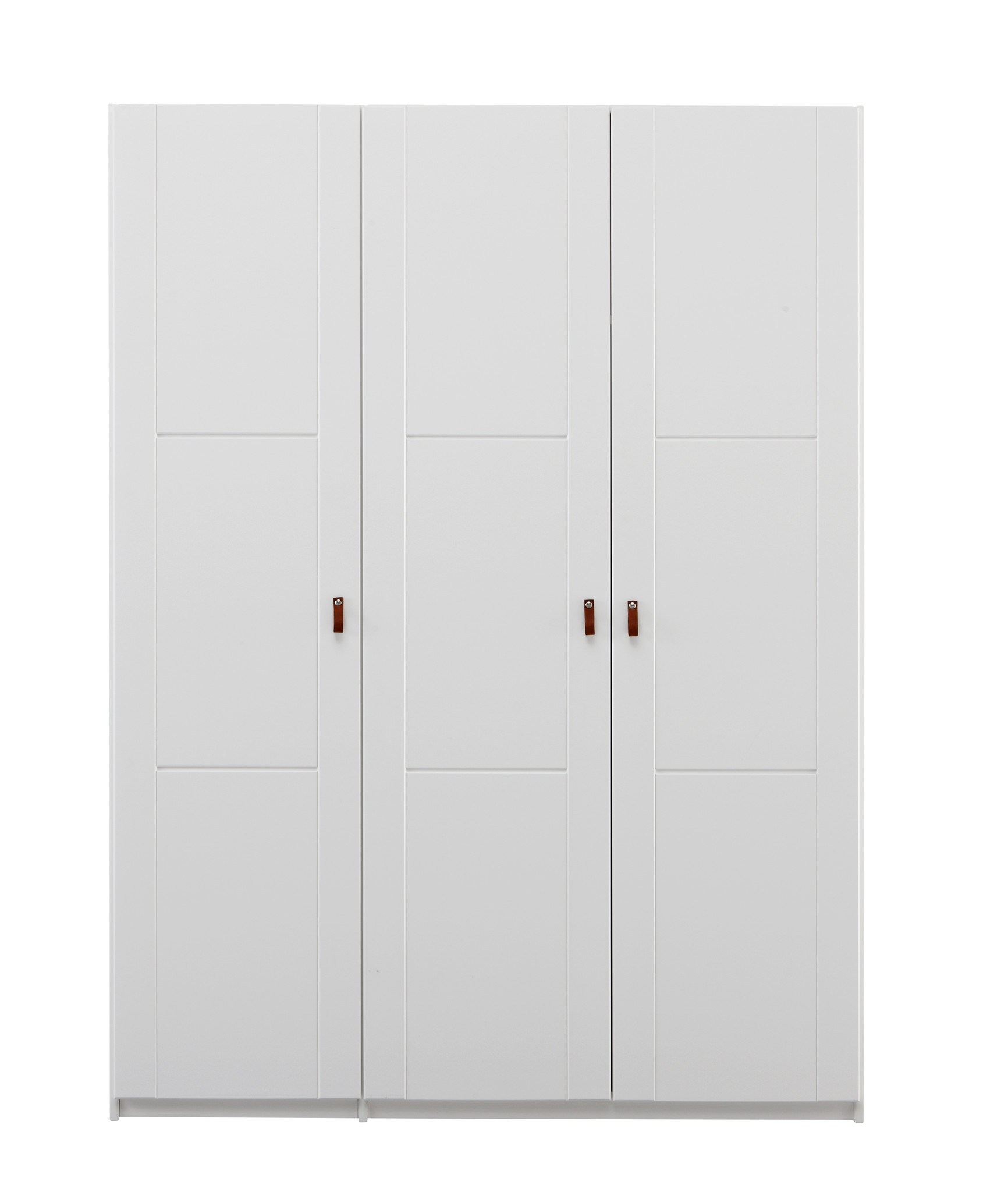 Kindermöbel Kleiderschrank 3 150 cm in ROMY - mit Türen whitewash