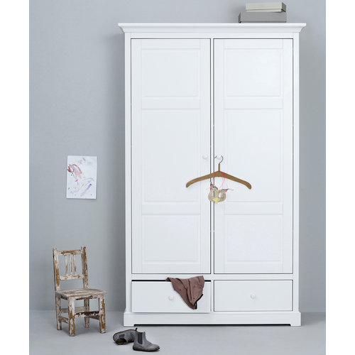 Oliver Furniture Kleiderschrank 2-türig Höhe 195 cm, weiß