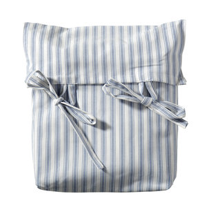 Oliver Furniture Curtain for Seaside Lille+ Low loft bed blue stripes