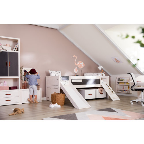 LIFETIME KIDSROOMS Shelf 5 compartments, white