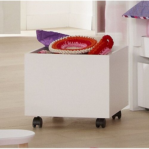 LIFETIME KIDSROOMS 2 toy boxes on wheels white