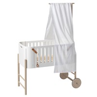 Wood Co-Sleeper, white-oak