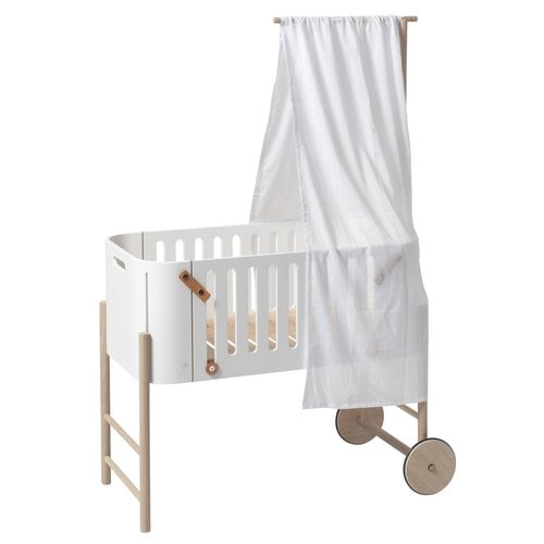 Oliver Furniture Wood Co-Sleeper, white-oak