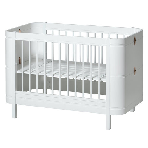 Oliver Furniture Wood Mini+ baby cot bed, white