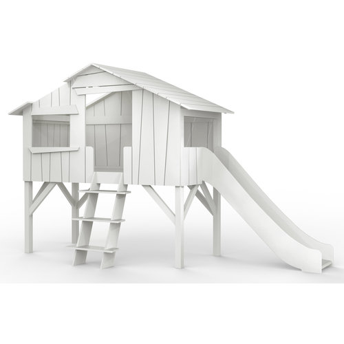 MATHY BY BOLS Tree house single bed with slide