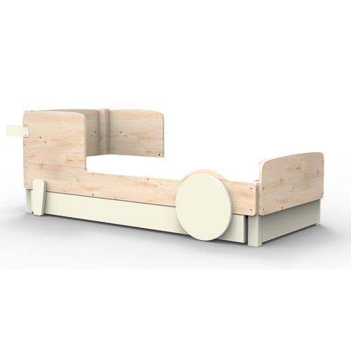 MATHY BY BOLS Single bed Discovery Montessori with drawer 90 x 190 cm