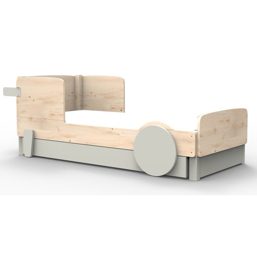 MATHY BY BOLS Single bed Discovery Montessori with drawer 90 x 190 cm