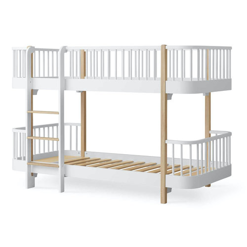 Oliver Furniture Midhigh Bunk Bed Wood Original Collection, white-oak