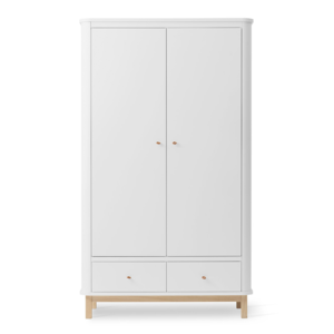 Oliver Furniture Wood wardrobe 2 doors white oak