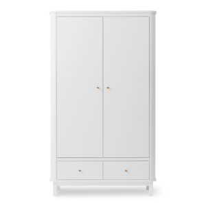 Oliver Furniture Wood Kleiderschrank 2-türig weiss