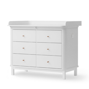 Oliver Furniture Wood nursey dresser large white