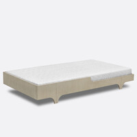 A120 Teen Bed 125 x 205 cm - Natural