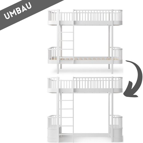 Oliver Furniture Conversion kit bunk bed to loft bed Wood Original in white