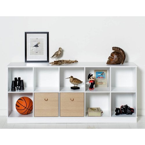 Oliver Furniture Wood shelving unit horizontal  5x2