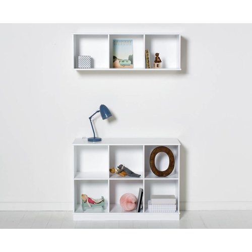 Oliver Furniture Wood shelving unit horizontal 3x2