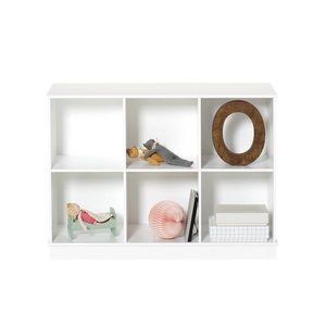 Oliver Furniture Wood shelving unit horizontal 3x2