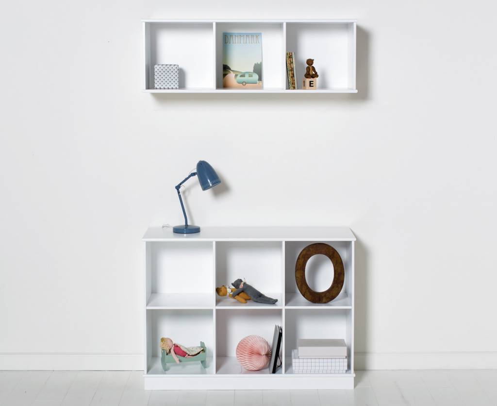 Oliver Furniture wood weiß - Kindermöbel Wand collection Regal ROMY