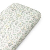 Spannbettlaken Wiege / Beistellbett Summer Flowers  42 x 82