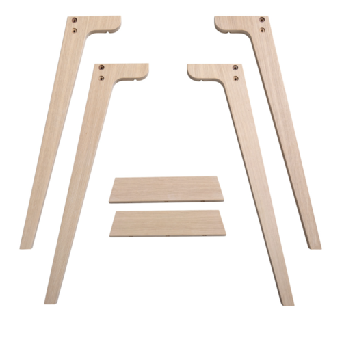 Oliver Furniture Wood Tischbeinset für 66 cm