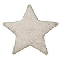 Shaped cushion Star - Natural