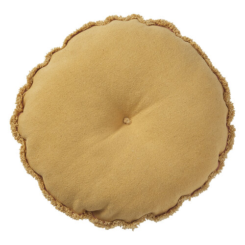 LIFETIME KIDSROOMS Round cushion butterflies honey glow