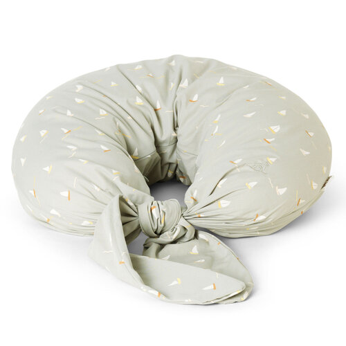 DEAR APRIL Nursing pillow Sailboats with long tie