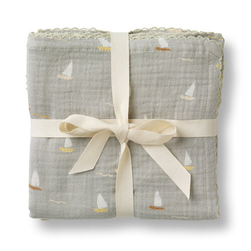 DEAR APRIL Muslin cloth Sailboats 3-Pack