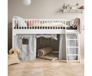 Seaside Classic low loft bed by Oliver Furniture ROMY Kindermobel