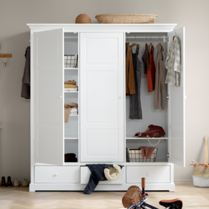 Oliver Furniture Seaside Kleiderschrank 3-türig weiß
