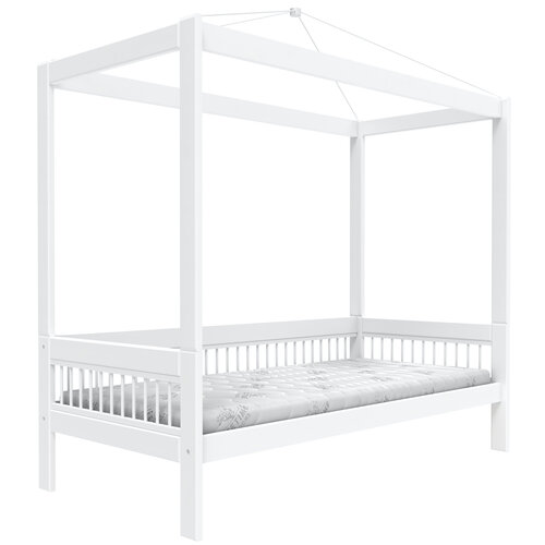 LIFETIME KIDSROOMS Four-poster bed BREEZE white