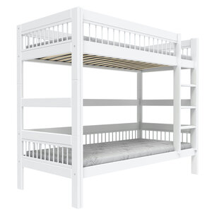 LIFETIME KIDSROOMS Etagenbett BREEZE mit Leiter weiß