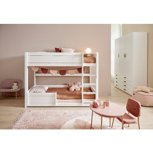 LIFETIME KIDSROOMS Low Bunk bed whitewash