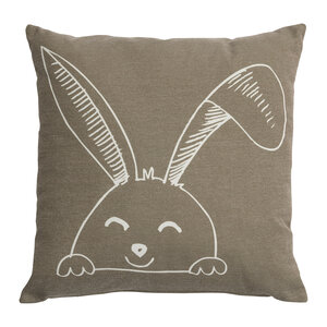 LIFETIME KIDSROOMS Square Pillow Rabbit - Happy Rabbit