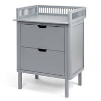 Changing Unit with drawers grey